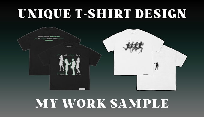 create an unique t shirt design for you