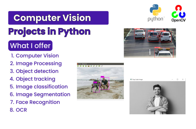 Do computer vision, image processing tasks using opencv by Saad ...