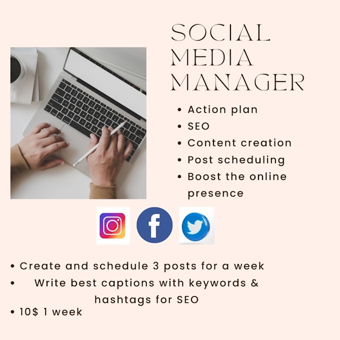 Manage your social media to boost your online presence by Anas_khan199 ...