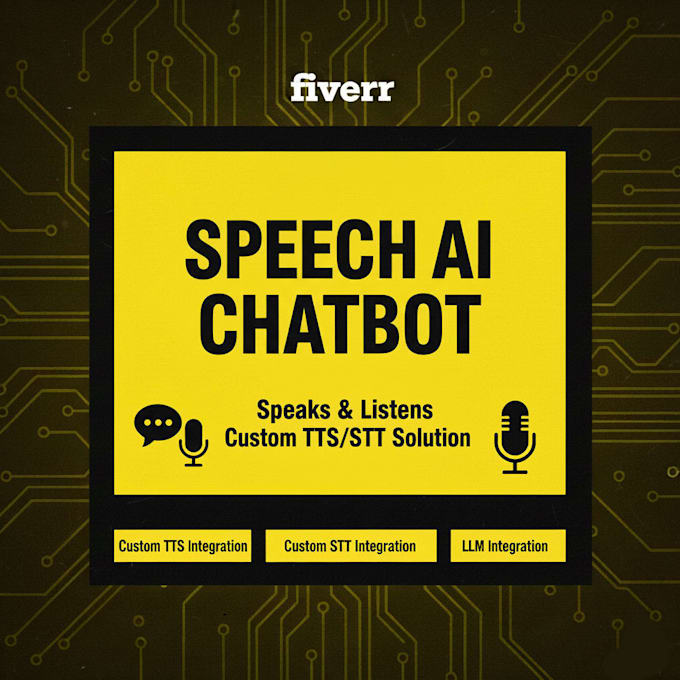 create a tts or stt chatbot that  speaks and listens