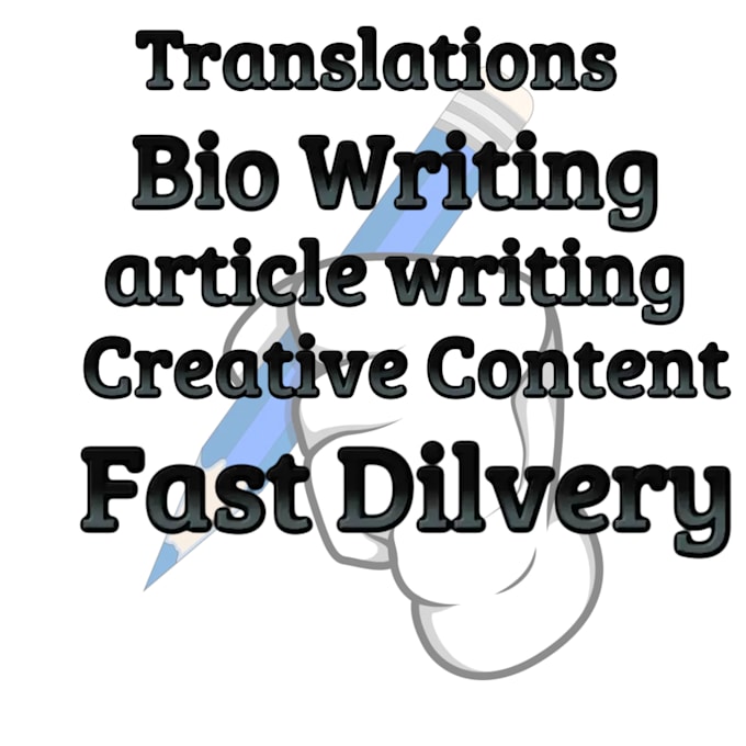 Write an article product description writing bio translations by ...