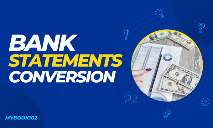 Convert Your Bank Statements To Excel By Mybook102 Fiverr 2145