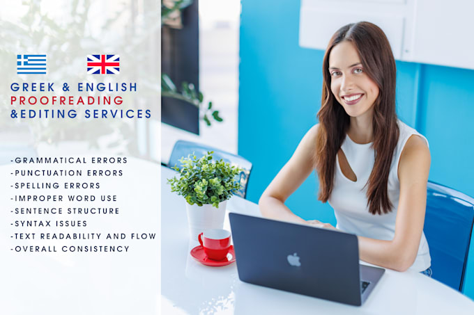 proofread and edit your english, greek and german documents