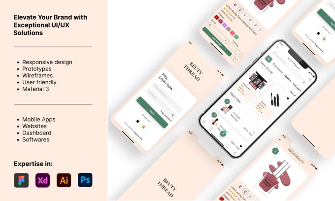 Do attractive and unique ui ux for web and mobile apps by Hamza_maalik ...