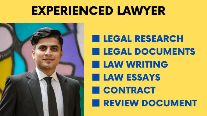 draft legal documents, demand letter, law writing, essays and legal research