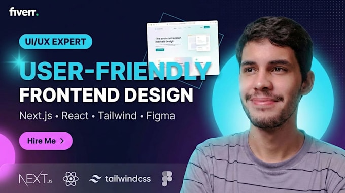 design a user friendly website frontend with UI UX