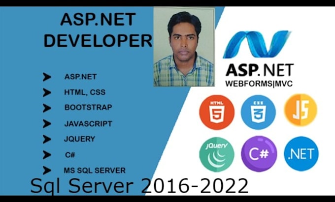 Develop c sharp asp dot net, core, mvc ,web or rest api, by ...