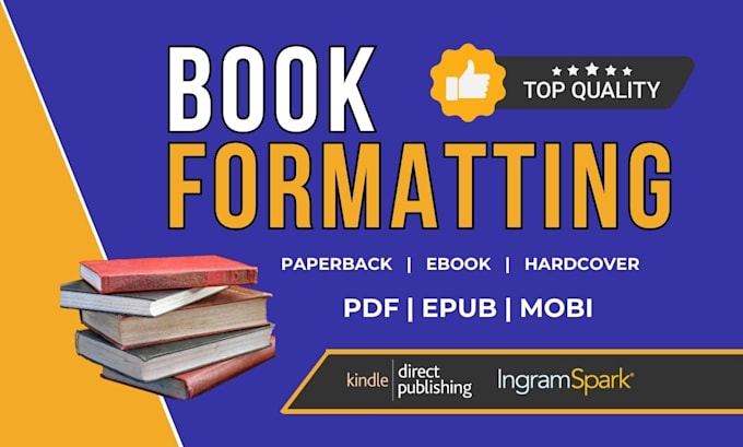 Do ebook and book formatting, interior layout design for kdp ...
