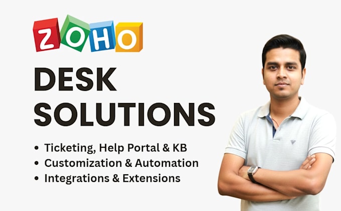 setup and customize zoho desk, help portal, zoho campaign