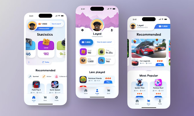 Create a beautiful and user friendly mobile app ui ux design with ...