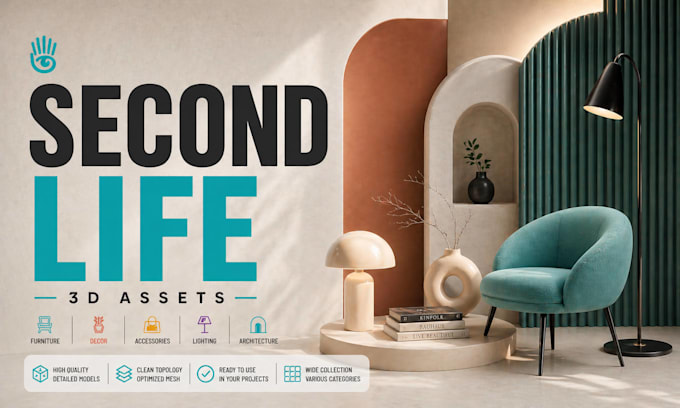 create objects for use in second life