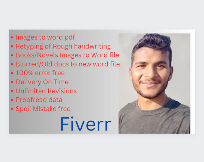 Retyping Examples Provide typing services, images to pdf conversion, books retyping in ...