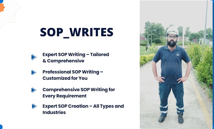 create professional detailed  custom sop for any task