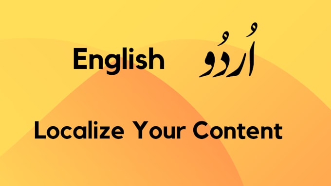 translate and localize your websites and apps in urdu