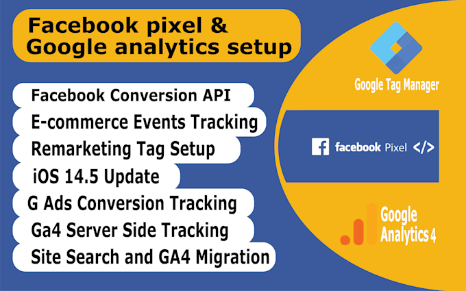 setup or fix facebook pixel wordpress, shopify,wix etc conversation api via gtm