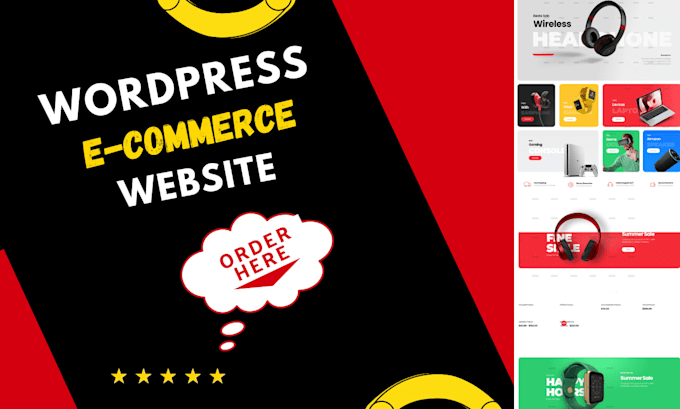 Develop stunning ecommerce wordpress websites by woo commerce by ...
