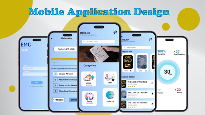 Do ui ux design, website, dashboard, mobile app ui ux design by ...
