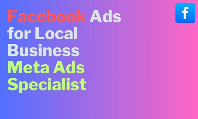 run facebook ads for local business meta ads specialist
