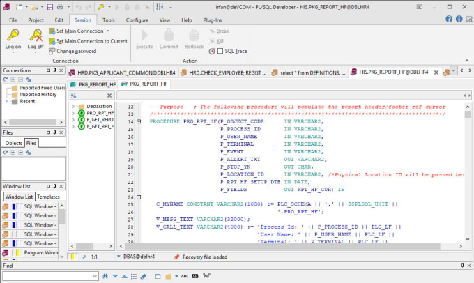 Help you in oracle plsql queries with professional way by Irfanalidar ...