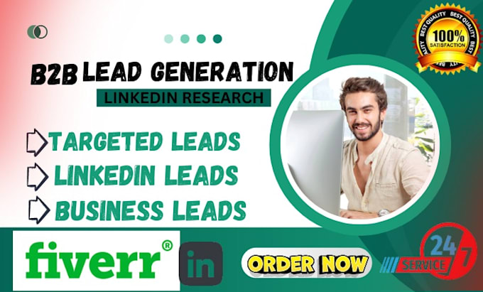 do highly targeted b2b linkedin lead generation and email list building