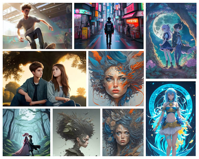 Illustrate concept art and character design by Sophiaa546 Fiverr