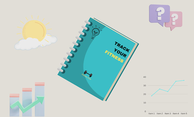 design journal, daily planner, habit tracker, calendar, etc