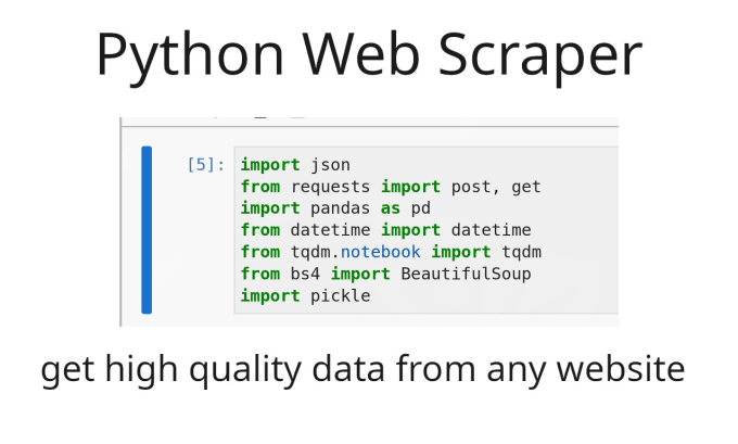 Build a web scraper in python for data entry or automation by Eoghan ...
