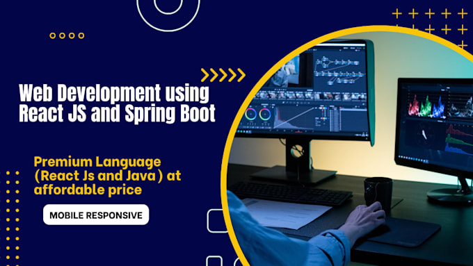 create web experiences with expertise in react frontend and java backend