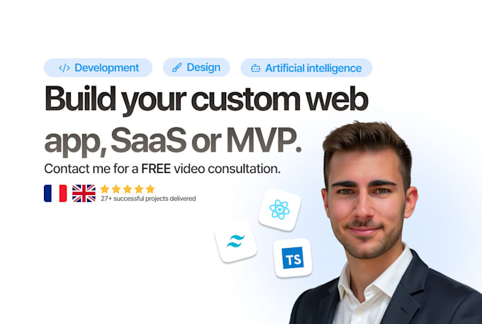 develop your custom web app, saas or mvp