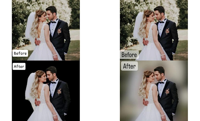do erase and blur  background