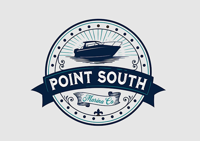 create a modern boat and ship logo design