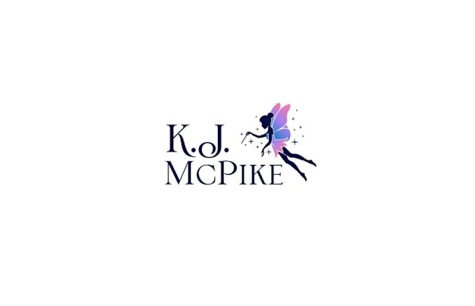 create fun eye catching fantasy author logo