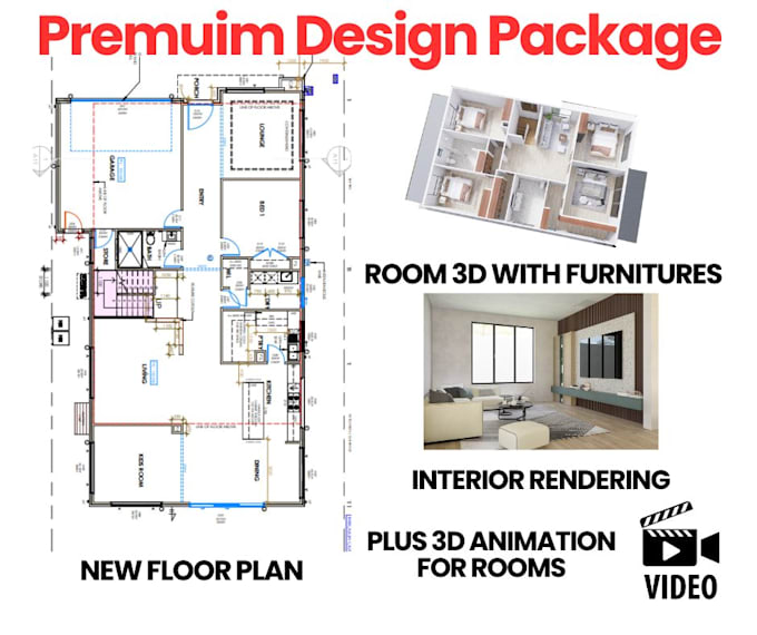 do 2d and 3d floor plan to your space planning
