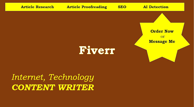 write optimized blogs on technology, internet and marketing
