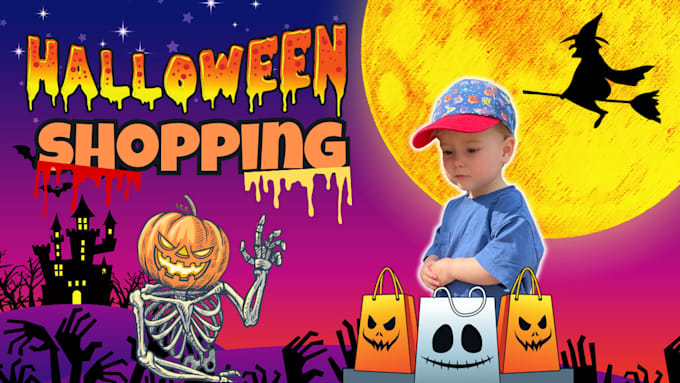 design eye catching kids thumbnails for your channel