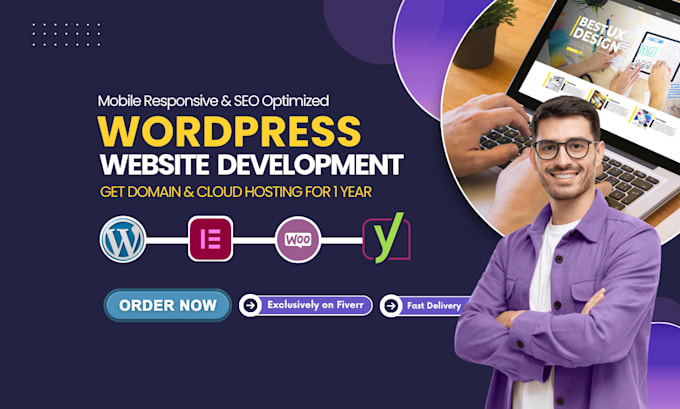 design and develop a professional wordpress website for your business
