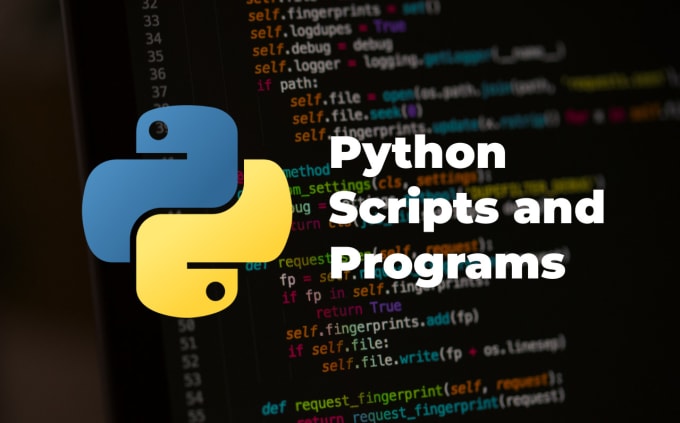 Create python scripts and programs by Rajpulapakura | Fiverr