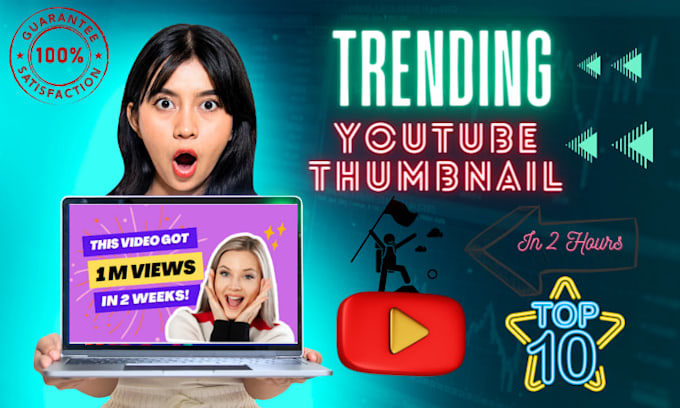 Design amazing you tube thumbnail with amazing quality in 2 hours by ...