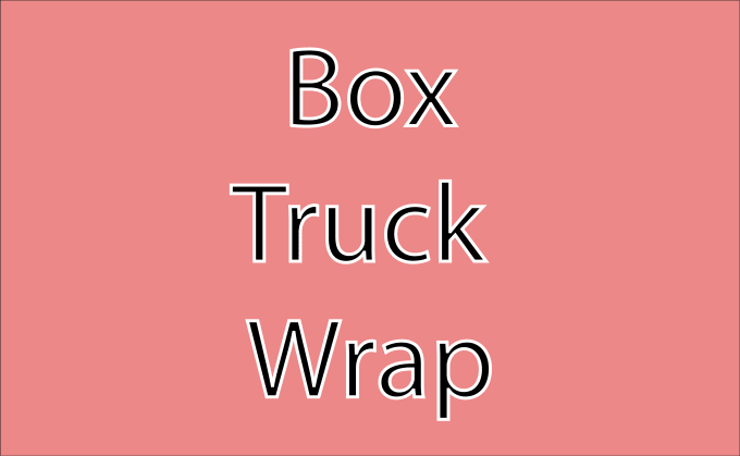 Design professional box truck wrap box trailer semi truck wrap design