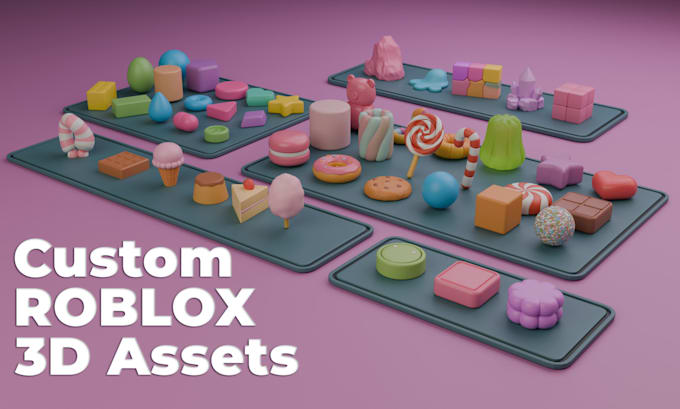 create custom roblox 3d models and game assets