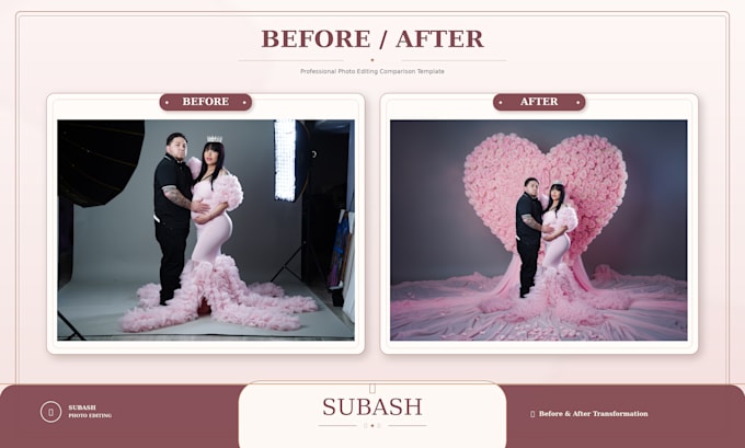 do high end maternity photo background replacement