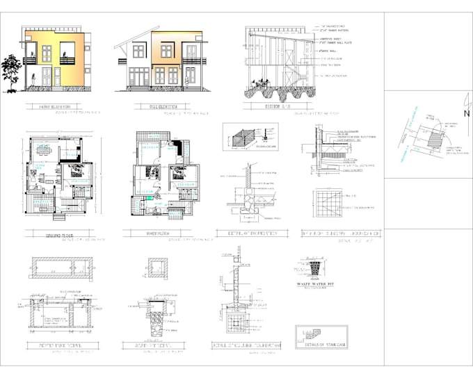 be your architect, draftsman for house plans, 2d floor plan