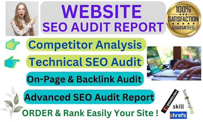Provide technical on page website audit reports and advanced seo ...