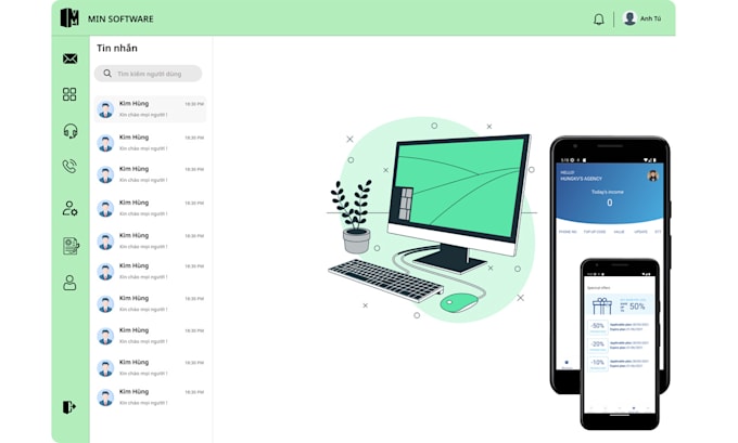 create mobile app and desktop app using flutter