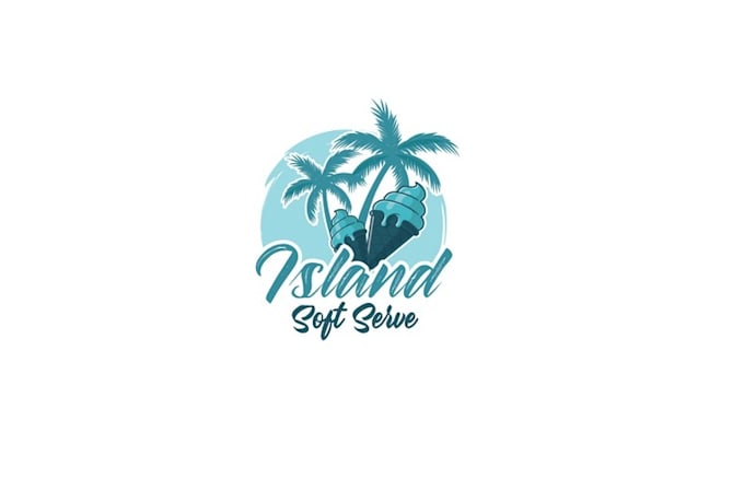 design island ice cream logo