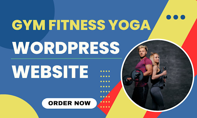 create responsive health fitness gym yoga  wordpress web