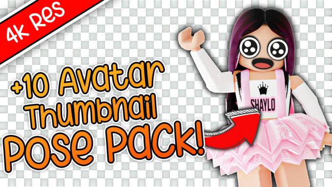 | roblox your quality Fiverr Jayplaysyt2001 or thumbnail gfx poses Make you 10 high by for
