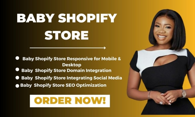 Shopify baby store kids toy store baby products clothing