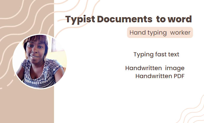 Typing all you documents in ms word and convert its in pdf by ...