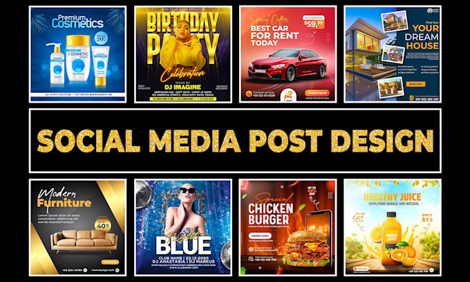 do creative social media post design